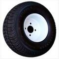 Americana 3H290 215-60C 4 Hole Painted Tires- White Plain - 4 Lugs AMW-3H290
